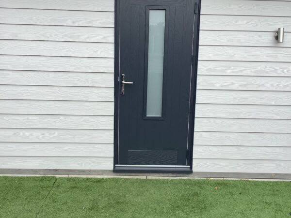 composite door and cladding