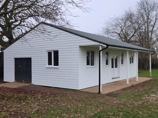 outbuilding with cladding