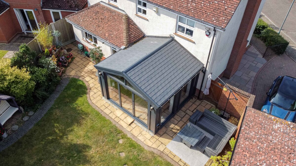 fully tiled conservatory roof