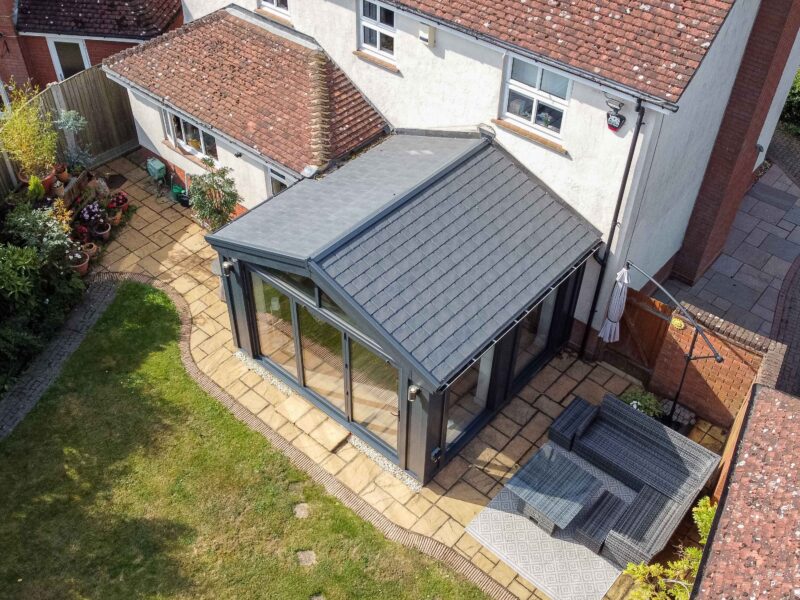 fully tiled conservatory roof