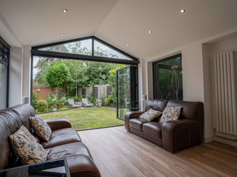 gable end tiled roof conservatory
