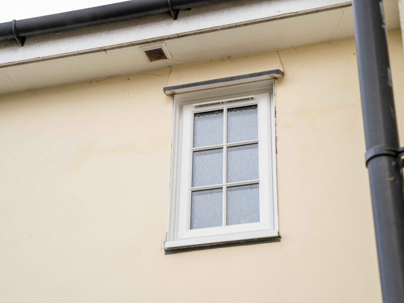 upvc window with astragal bars
