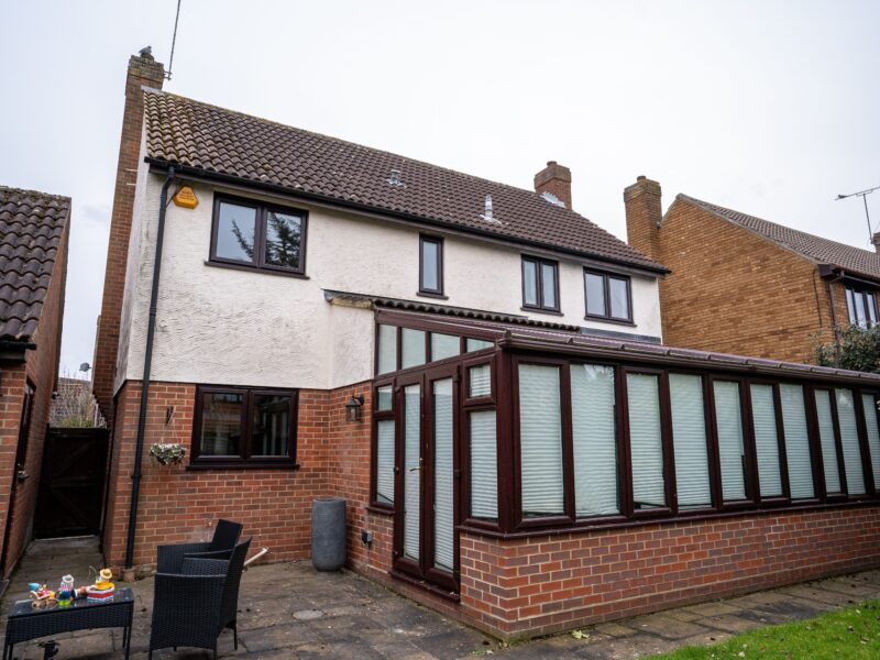 upvc double glazed casement window