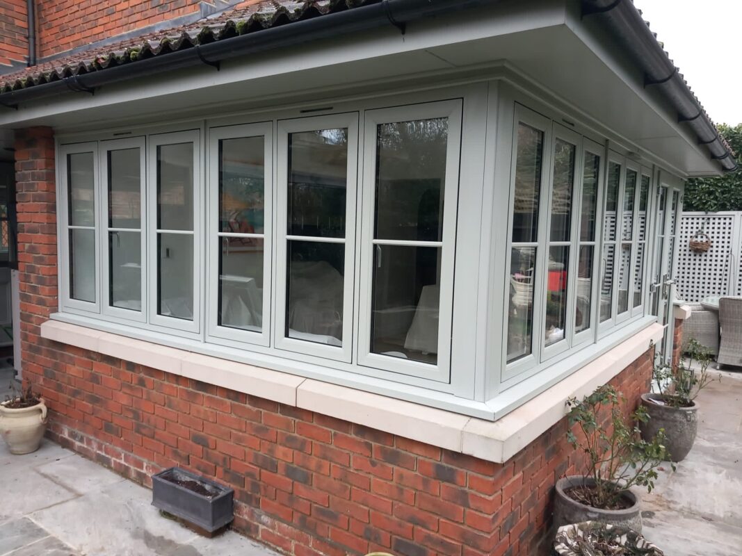 flush casement windows for conservatory