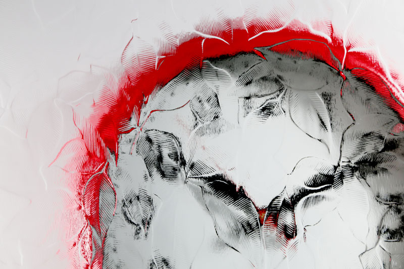 autumn textured glazing