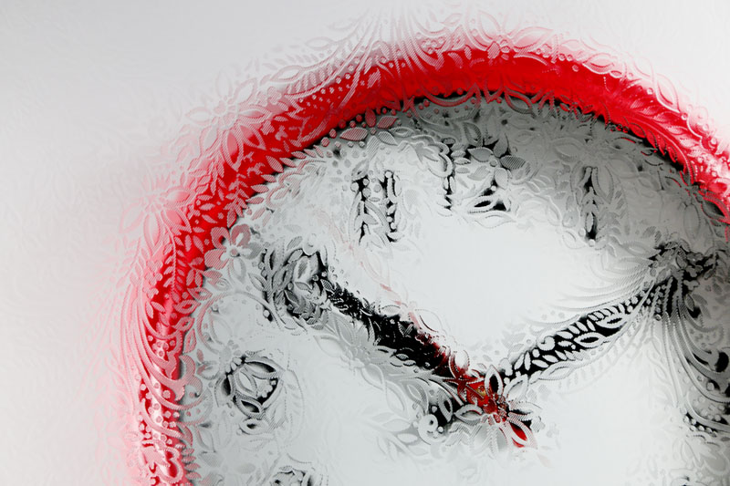 Chantilly Textured Glass