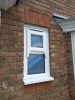 mock sash windows obscured glass