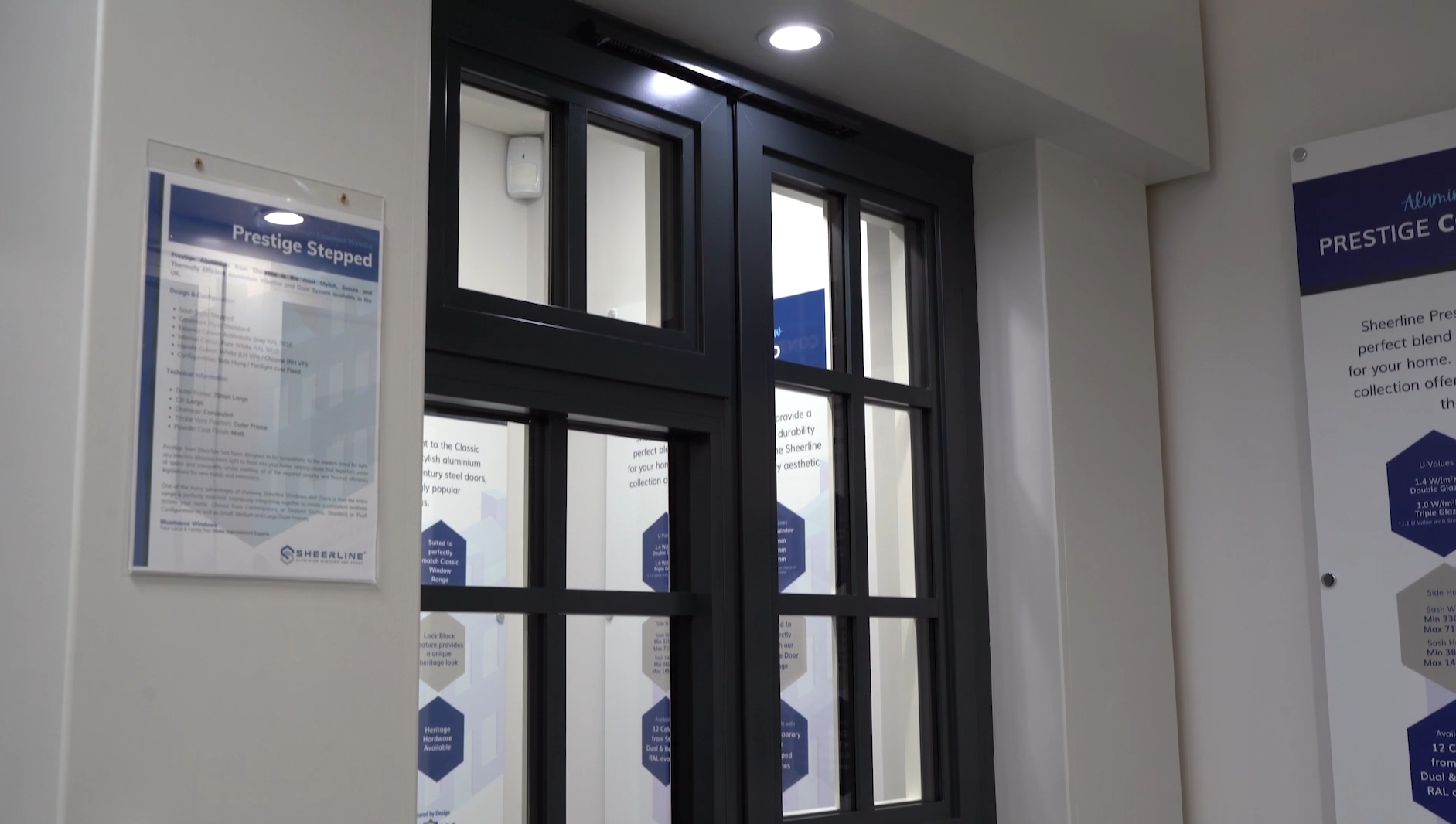 Sheerline Aluminium Prestige Stepped Windows