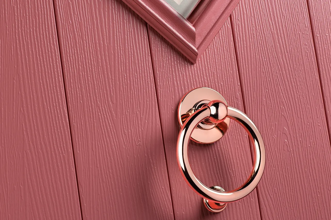 solidor rose gold door hardware