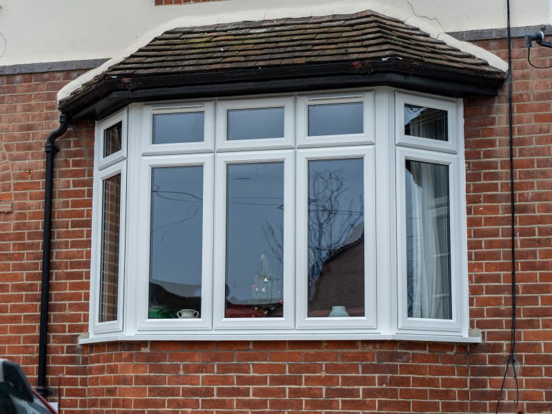 liniar upvc bay window