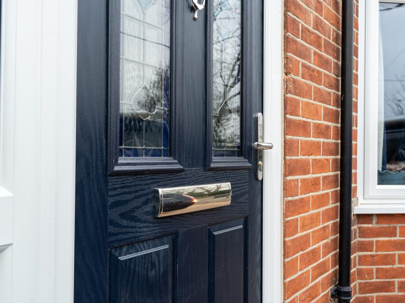 doorco composite door navy blue