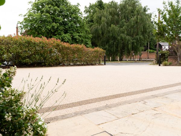 Resin driveway installation outside a detached property in Essex