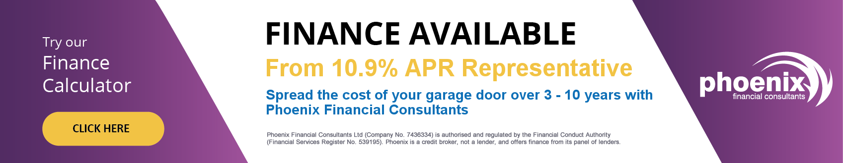 Garage Door Finance Calculator