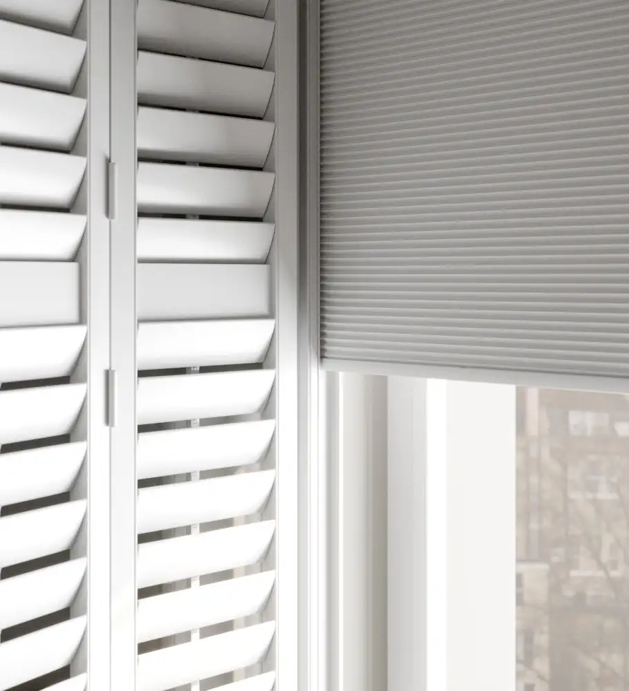 Plantation Shutter Blackout Window Blinds