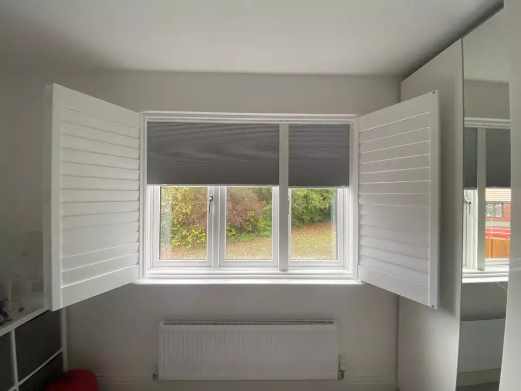 Plantation Shutter Blackout Window Blinds